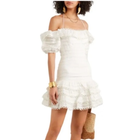 NWT Zimmermann linen silk ninety six dress